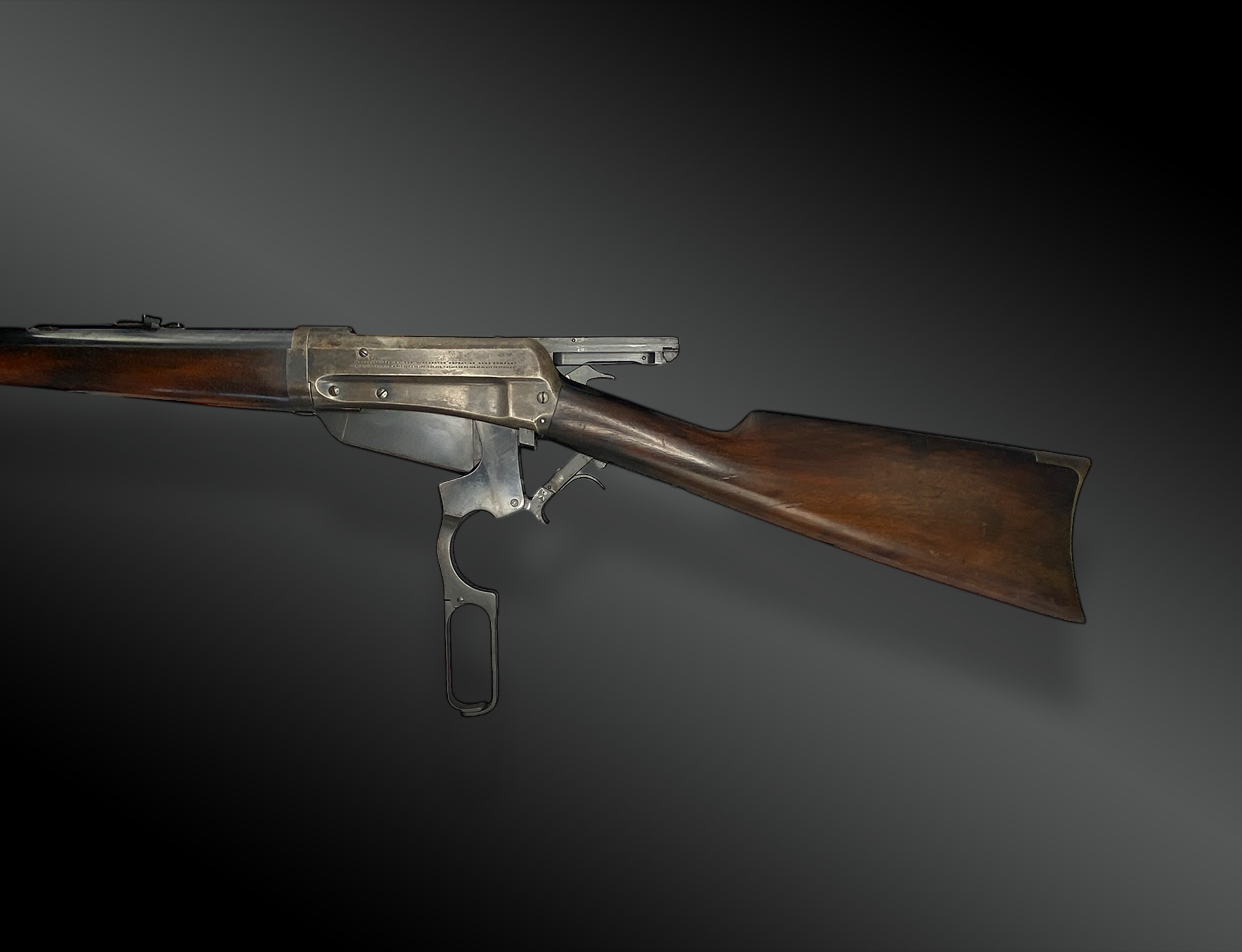ファブレス① Carabine WINCHESTER modèle 1895, Cal. 405WCF, canon rond, classée